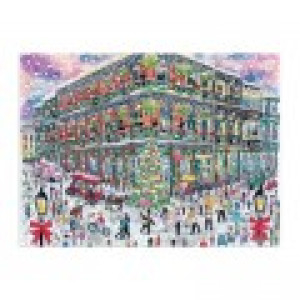 Galison Noël à la Nouvelle-Orléans - Puzzle 1000 Pièces avec Boîte Carrée