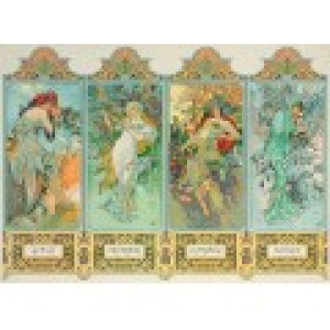 Eurographics Mucha Alfons : Four Seasons