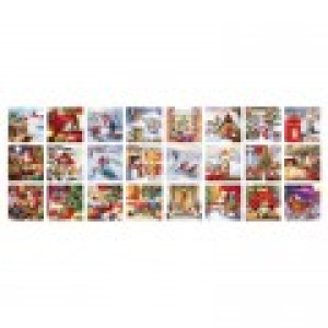 Eurographics Calendrier de l'Avent - Souvenirs de Noël - 24 Puzzles