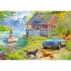 Ravensburger Bien Être & Puzzle - Maison D'Été Au Lac