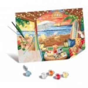 Ravensburger Peinture au Numéro - CréArt Edition Toiles - Cozy Cabana