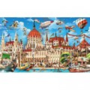 DToys Cartoon - The Hungarian Parliament