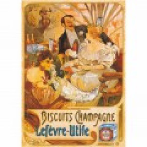 DToys Poster Vintage - Biscuits Champagne Lefevre-Utile