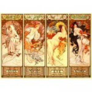 DToys Mucha Alfons - Seasons