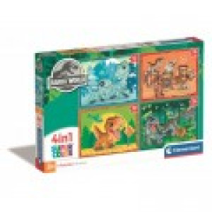 Clementoni Puzzle 4 En 1 - Jurassic World