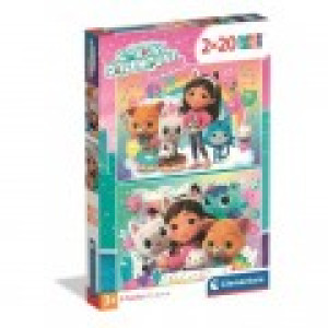 Clementoni 2 Puzzles - Gabby's Dollhouse