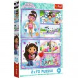 Trefl 2 Puzzles - Jouez Avec Gabby