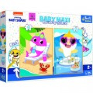 Trefl 2 Puzzles - Baby Maxi Puzzle - Baby Shark