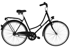 Rower damski Davi Alma 28", 160–185 cm, 1 bieg, czarny