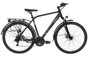 Rower trekkingowy Davi Adventuro 28", 160-185 cm, 21 biegów, czarny
