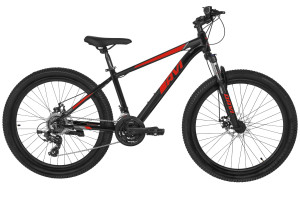 Rower górski MTB Davi Montaro Aluminium, 26", 145-170 cm, 21 biegów, czerwony/czarny