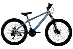 Rower górski MTB Davi Terrano 26", 145-170 cm, 21 biegów, szary/niebieski