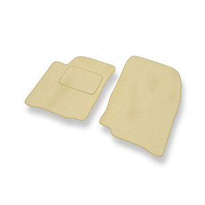 Fußmatten Auto für Suzuki Grand Vitara I SUV (1997-2005) - Premium Velours beige Automatten Autoteppiche