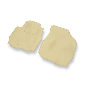 Fußmatten Auto für Ford Maverick III SUV (2003-2007) - Premium Velours beige Automatten Autoteppiche