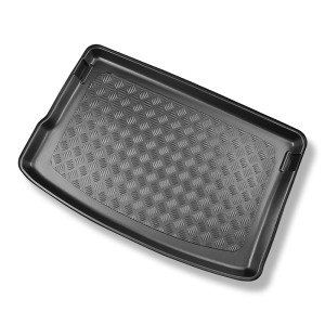 Kofferraumwanne für Skoda Fabia IV Hatchback (09.2021-....) - Kofferraummatte rutschfest Schutzmatte - obere Ladefläche