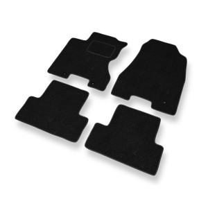 Fußmatten Auto für Nissan X-trail II SUV (2007-2013) - schwarze Automatten Autoteppiche