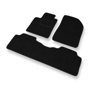 Fußmatten Auto für Citroen C5 I Kombi, Liftback (2001-2004) - schwarze Automatten Autoteppiche