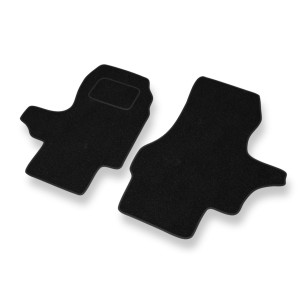 Fußmatten Auto für Ford Transit IV/V Van (1994-2000) - schwarze Automatten Autoteppiche