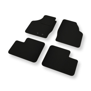 Fußmatten Auto für Suzuki Wagon R+ MPV (2003-2008) - schwarze Automatten Autoteppiche