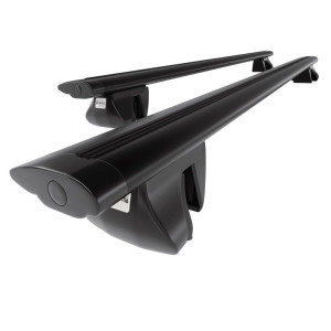 Aluminium-Dachträger für Mitsubishi Pajero Sport (2016-....) - schwarz Dachträger Dachgepäckträger - integrierte Relinge