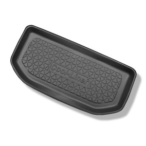 Kofferraumwanne für Volkswagen up! Hatchback (09.2011-10.2023) - Kofferraummatte rutschfest Schutzmatte - erhöhte Ladefläche