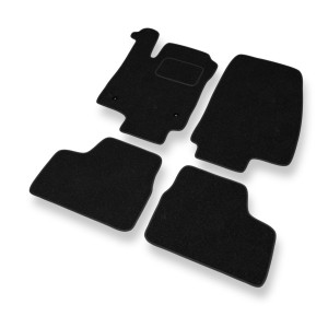 Fußmatten Auto für Opel Astra G Caravan, Coupé, Hatchback, Cabriolet, Limousine (1998-2009) - schwarze Automatten Autoteppiche