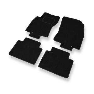 Fußmatten Auto für Nissan X-trail III SUV (2013-2022) - schwarze Automatten Autoteppiche