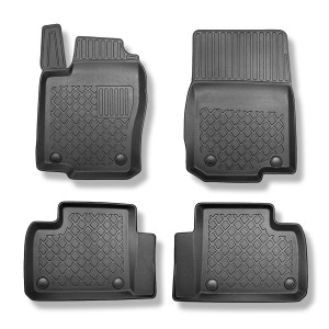 TPE Fußmatten Auto für Mercedes-Benz M Klasse W166 SUV (11.2011-05.2016) - schwarz Automatten Autoteppiche