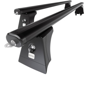 Aluminium-Dachträger für Opel Zafira C (2012-2019) - schwarz Dachträger Dachgepäckträger - Montagepunkte