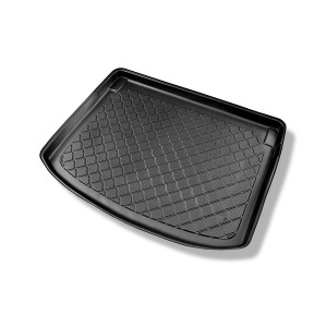 Kofferraumwanne für Volvo V40 II Hatchback (07.2012-07.2019) - Kofferraummatte rutschfest Schutzmatte - obere Ladeflaeche; fuer Wagen mit doppeltem B