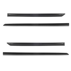 Schwarze Auto Seitenschutzleisten Toyota Corolla E160 Limousine (2013-2019)
