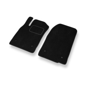 Fußmatten Auto für Opel Vectra C Caravan, Hatchback, Limousine (2002-2008) - Premium Velours schwarze Automatten Autoteppiche