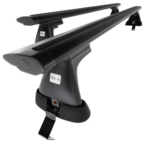 Aluminium-Dachträger für Ford C-Max mk II (2010-2015) - schwarz Dachträger Dachgepäckträger - ohne Montagelemente