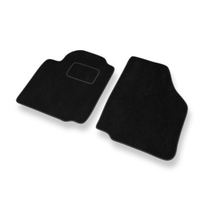 Fußmatten Auto für Ford Fiesta IV Hatchback, Van (1995-2002) - Premium Velours schwarze Automatten Autoteppiche
