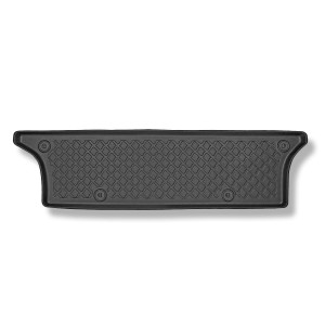 TPE Fußmatten Auto für Seat Alhambra I Van (1995-08.2010) - schwarz Automatten Autoteppiche - 7 Sitze