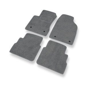 Fußmatten Auto für Opel Signum Hatchback (2003-2008) - Premium Velours graue Automatten Autoteppiche