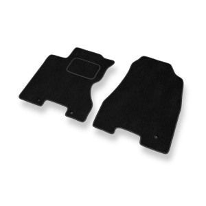 Fußmatten Auto für Nissan X-trail II SUV (2007-2013) - Premium Velours schwarze Automatten Autoteppiche