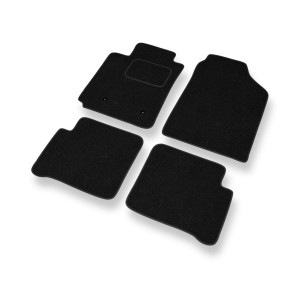 Fußmatten Auto für Toyota Corolla IX Hatchback, Kombi, Limousine (2001-2009) - schwarze Automatten Autoteppiche