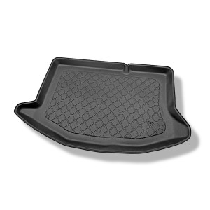 Kofferraumwanne für Ford Fiesta VI Hatchback (10.2008-06.2017) - Kofferraummatte rutschfest Schutzmatte - vertiefte Ladeflaeche; ohne doppelten Ladeb