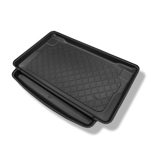 Kofferraumwanne für Mini Clubman II Kombi (10.2015-....) - Kofferraummatte rutschfest Schutzmatte - untere Ladefläche (fuer Staufach unter dem Ladebo
