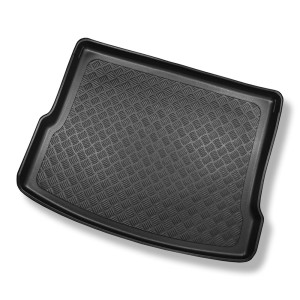 Kofferraumwanne für Volkswagen Tiguan II SUV (05.2016-....) - Kofferraummatte rutschfest Schutzmatte - Ladeboden oben (gerade Ladefläche); Varioboden