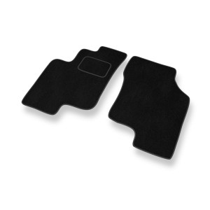 Fußmatten Auto für Hyundai Getz Hatchback (2002-2008) - Premium Velours schwarze Automatten Autoteppiche