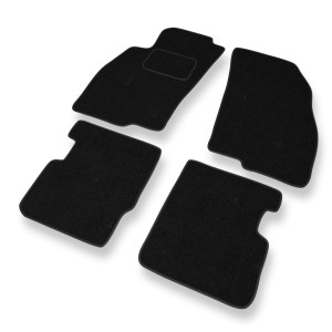 Fußmatten Auto für Fiat Punto IV Hatchback (2012-2018) - schwarze Automatten Autoteppiche