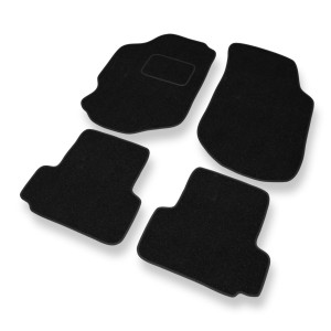 Fußmatten Auto für Ford Escort VI Hatchback, Cabriolet, Kombi, Limousine (1995-2000) - schwarze Automatten Autoteppiche