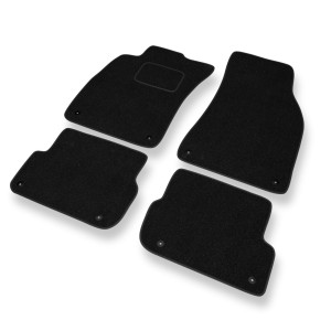 Fußmatten Auto für Audi A6 III C6 FL Avant, Limousine (2006-2011) - schwarze Automatten Autoteppiche