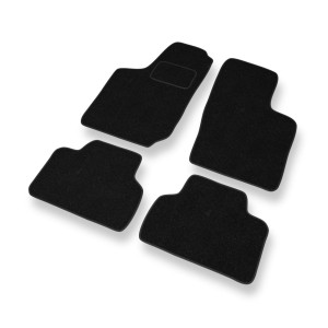 Fußmatten Auto für Opel Corsa B Caravan, Hatchback, Limousine (1992-2000) - schwarze Automatten Autoteppiche