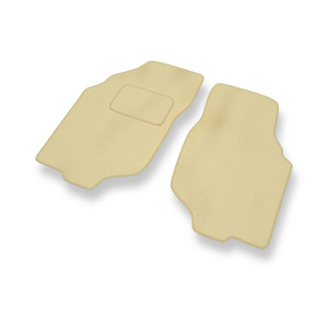 Fußmatten Auto für Rover 25 Hatchback (2000-2005) - Premium Velours beige Automatten Autoteppiche