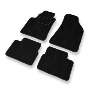 Fußmatten Auto für Lancia Delta III Hatchback (2008-2014) - Premium Velours schwarze Automatten Autoteppiche