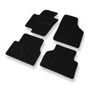 Fußmatten Auto für Volkswagen Tiguan SUV (2007-2016) - schwarze Automatten Autoteppiche