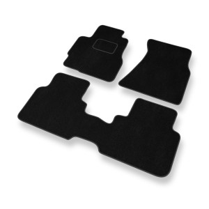 Fußmatten Auto für Honda CR-V I SUV (1995-2001) - Premium Velours schwarze Automatten Autoteppiche